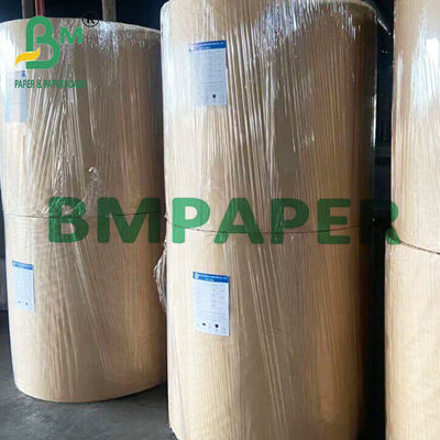 Brown Roll Packing High Strength Extensible Paper Untuk Kantong Kimia 50-120gsm