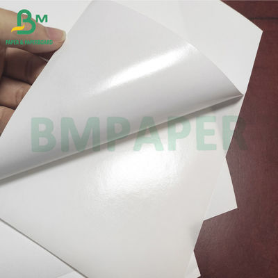 Kertas Termal Tempel Sendiri Berwarna Putih Kertas Sticker Matte yang Bisa Diterbitkan untuk Label