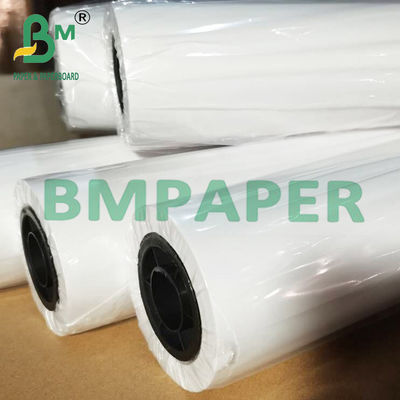 36&quot; x 500ft 3&quot; Core 20lb White Bond Paper Untuk Printer Inkjet Format Besar