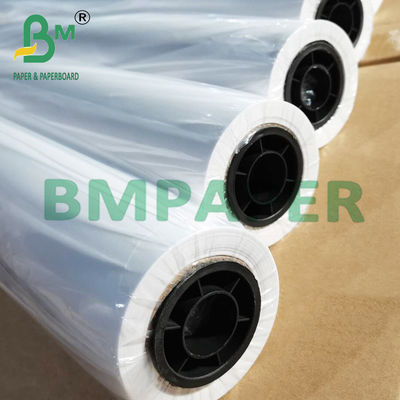 36&quot; x 500ft 3&quot; Core 20lb White Bond Paper Untuk Printer Inkjet Format Besar
