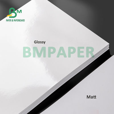 128gm 157gm C2S Digital Coated Gloss Matt Paper Untuk Printer Laser 13' x 19'