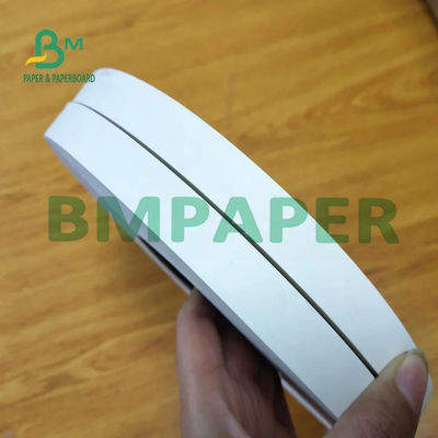 60gm 15mm Putih Food Grade Straw Base Paper Untuk Minum Jus
