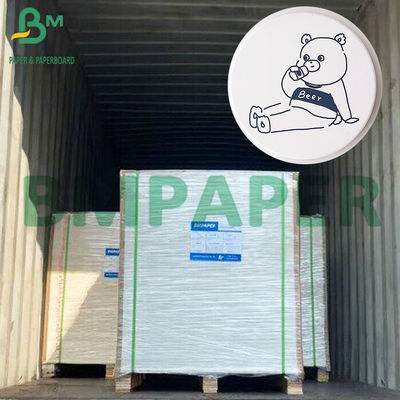 1mm 2mm Natural White Absorbent Paper dengan PE One Side Coated
