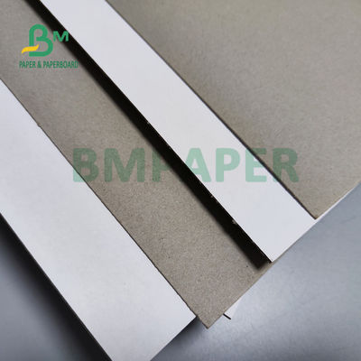 900gsm Satu wajah tidak dilapisi putih Offset Kardus Grey Back Untuk Ring Binders
