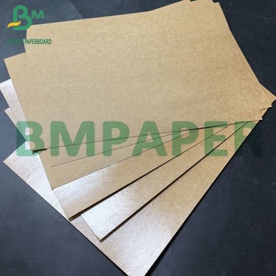 300g+15g PE Satu Sisi Dilapisi Oilproof Brown Kraft Paper Untuk Pengemasan