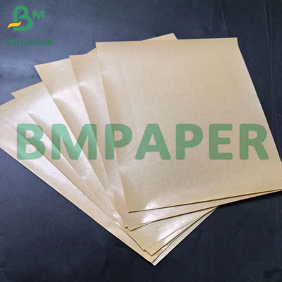 70g+15g PE Satu Sisi Dilapisi Minyak Kelas Makanan Kraft Paper Untuk Membungkus