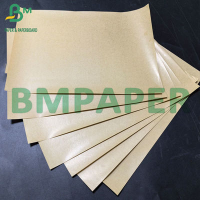 70g+15g PE Satu Sisi Dilapisi Minyak Kelas Makanan Kraft Paper Untuk Membungkus