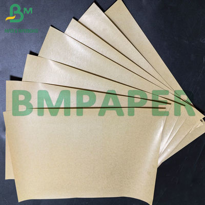 70g+10g PE Satu Sisi Laminasi Greaseproof Kraft Paper Unbleached