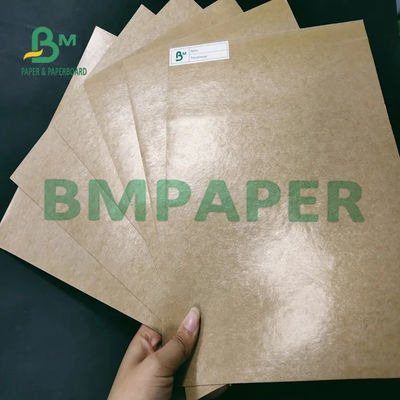 45gm - 300gm PE Lapisan Polycoated Base Kraft Paper Untuk Industri