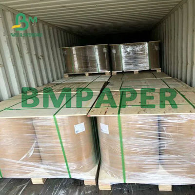 45gm - 300gm PE Lapisan Polycoated Base Kraft Paper Untuk Industri