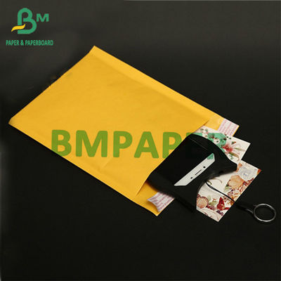 80gm Golden Kraft Paper Rolls Untuk Amplop Kertas Ekspres kantong gelembung 787mm 1092mm