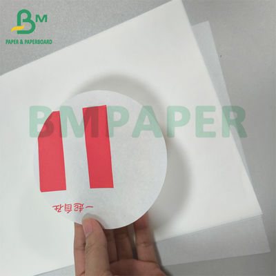 34gsm 38gsm 50gsm Putih Karet tahan lemak Piring Makanan Liner Paper Roll