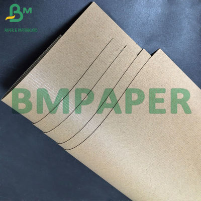 1mm E F Flute Uncoated Brown Corrugated Board Untuk Packing Box