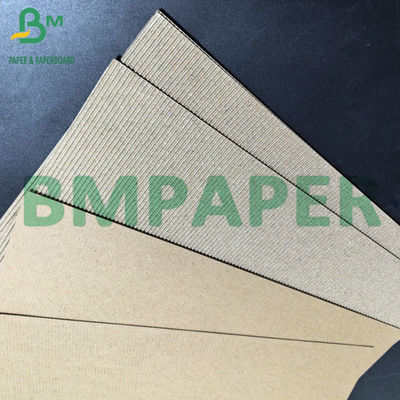 1mm E F Flute Uncoated Brown Corrugated Board Untuk Packing Box
