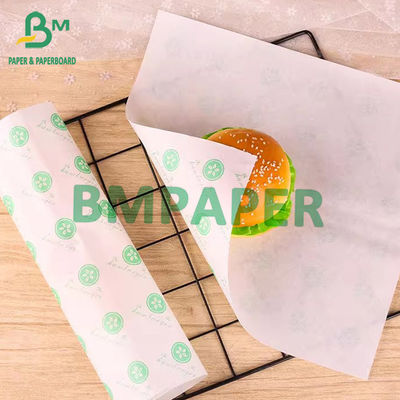 Kit Kertas Bertahan Lemak Putih3 Kertas Kemasan Makanan Berkualitas Tinggi Gulung 325mm 650mm Lebar