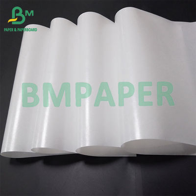 30gsm 60gsm Food Grade Single Side Glossy White Kraft Paper Untuk Produk Kemasan