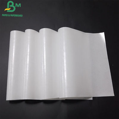 30gsm 60gsm Food Grade Single Side Glossy White Kraft Paper Untuk Produk Kemasan