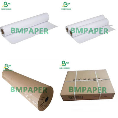 50g - 80g White Plotter Paper Small Roll 50m/100m/150m/200m Panjang Paket Karton