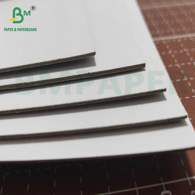 Double Side High Gloss White Cardboard Untuk Kotak Papan Pengemasan Kekakuan Tinggi