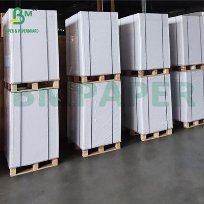 Double Side High Gloss White Cardboard Untuk Kotak Papan Pengemasan Kekakuan Tinggi