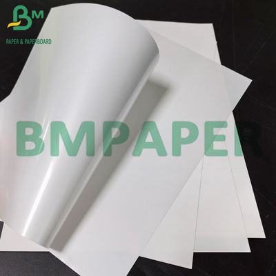 220gm Top Coated Thermal Synthetic Paper Dengan Hot Melt Thermal PP Roll Paper