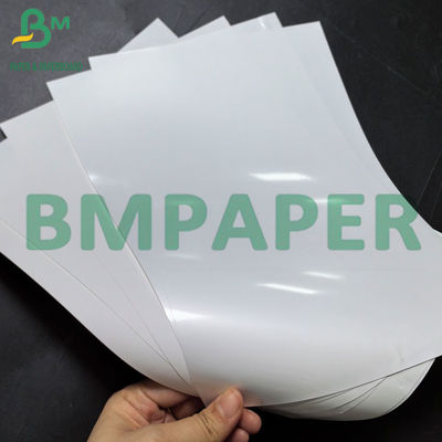 220gm Top Coated Thermal Synthetic Paper Dengan Hot Melt Thermal PP Roll Paper