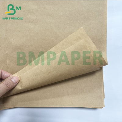 Kemasan Makanan Daur Ulang Yang Kuat 40 50 GSM Kertas Kraft Alami