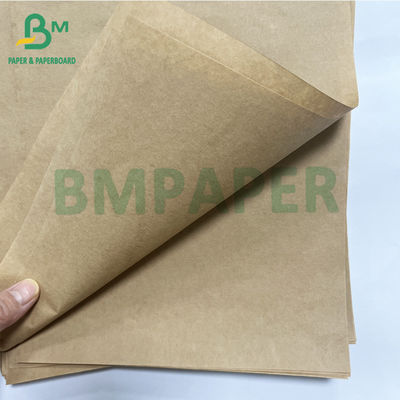 Kemasan Makanan Daur Ulang Yang Kuat 40 50 GSM Kertas Kraft Alami