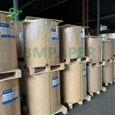 50gm 60gm Kertas Kraft Warna Alami Untuk Tas Takeaway