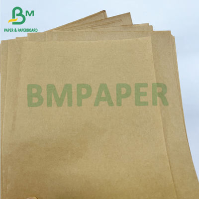 Performa cetak yang baik 60 grs 70 grs Kertas makanan coklat yang tidak dicelupkan