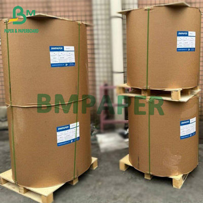 48G 55G 60G Kertas Gulungan Besar Termal 790mm 860mm Memotong Ukuran Khusus Gulungan Kertas Faks Termal Jumbo