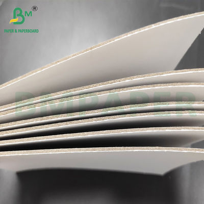 1.1mm 1.2mm White Chipboard Medium Weight Sheets Cardboard Putih di kedua sisi