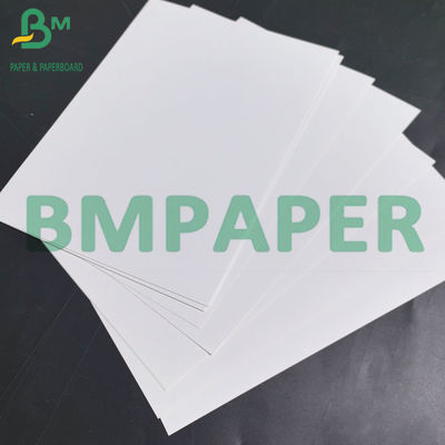 100um Bleached PP Synthetic Paper Waterproof Sheets Untuk Pencetakan Laser