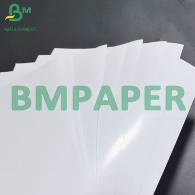 75um kertas stiker PP berwarna putih dengan 80g kertas liner glossy