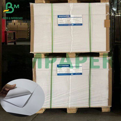 75um kertas stiker PP berwarna putih dengan 80g kertas liner glossy