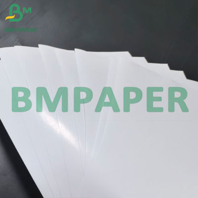 80um Putih Perekat PP Sticker Paper Dengan 80g Liner Glossy Paper Untuk Laser Printing