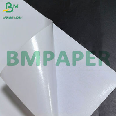 80um Putih Perekat PP Sticker Paper Dengan 80g Liner Glossy Paper Untuk Laser Printing