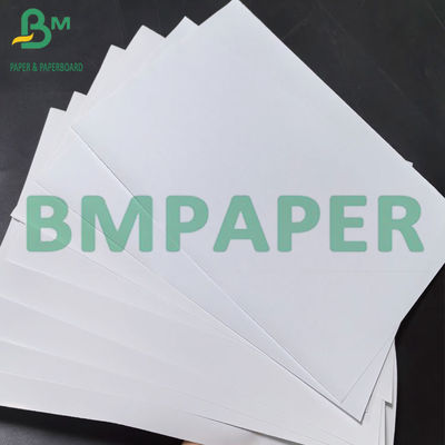 80um Putih Perekat PP Sticker Paper Dengan 80g Liner Glossy Paper Untuk Laser Printing