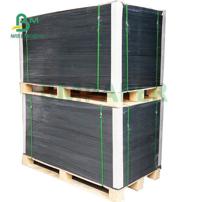 300gm 350gm Uniform Black Paper Untuk Menggantung Tag 70 x 100cm Kekakuan Tinggi