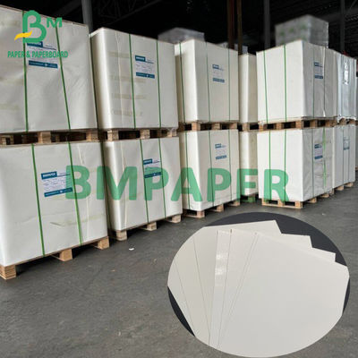 Papan kertas putih kelas makanan beku 15g Single PE Coated Board Sesuaikan lembaran besar