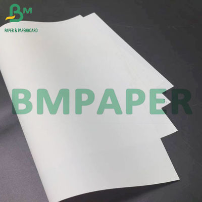 80um 100um Lapisan kertas sintetis PP putih bebas lemak untuk menu