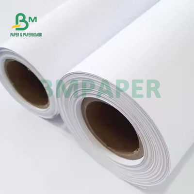 100gm 150gm Matt Lapisan CAD Plotter Paper Roll 24' 36' X 300ft Tinta Pewarna
