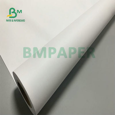 28lb 47lb Lapisan CAD Kertas 24 36 Inci Roll Lebar Plotter Kertas Bond Roll 3' Inti