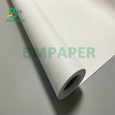 28lb 47lb Lapisan CAD Kertas 24 36 Inci Roll Lebar Plotter Kertas Bond Roll 3' Inti