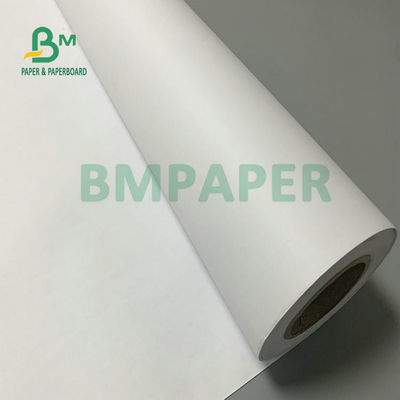 28lb 47lb Lapisan CAD Kertas 24 36 Inci Roll Lebar Plotter Kertas Bond Roll 3' Inti