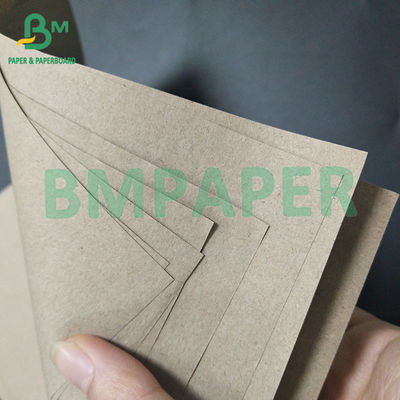 60gm Tidak ada debu kertas Brown Bobbin Fiber Core Kraft Paper Untuk Pipa Pita