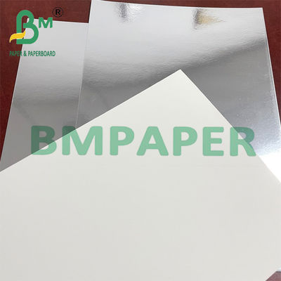 14pt 15pt Metallic Silver Cardstock Paper Untuk Kotak Kosmetik C1S SBS