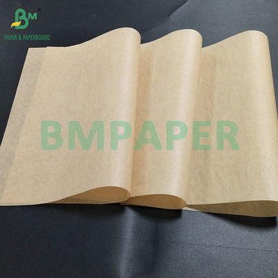 40gm Brown Food Grade Greaseproof Paper Hamburger Wrappers Rolls Kit 7