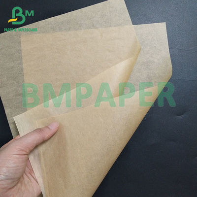 40gm Brown Food Grade Greaseproof Paper Hamburger Wrappers Rolls Kit 7