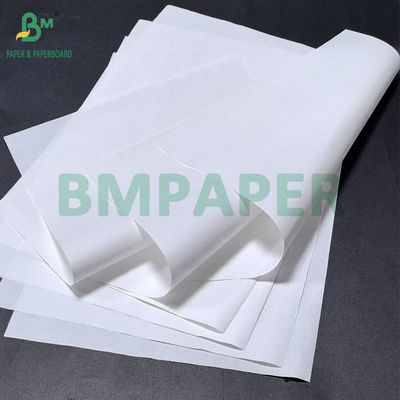 28g Teh Berkualitas Makanan Minum Putih Kompostable Straw Wrapping Kraft Paper